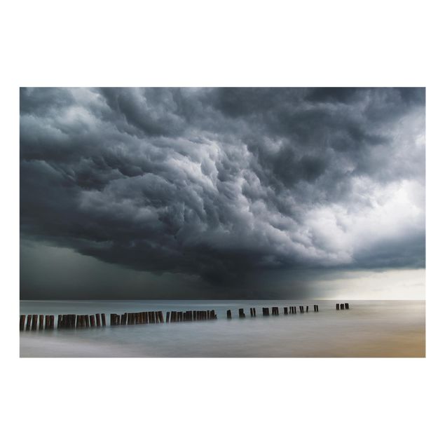 Spatscherm keuken Storm Clouds Over The Baltic Sea