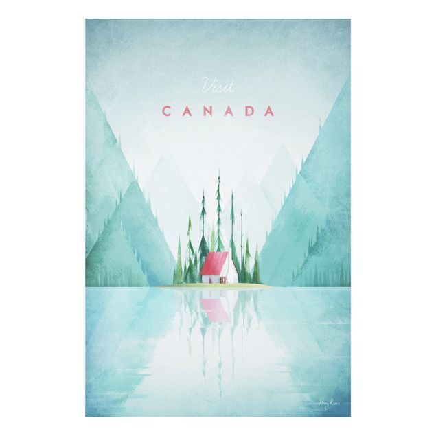 Forex schilderijen Travel Poster - Canada