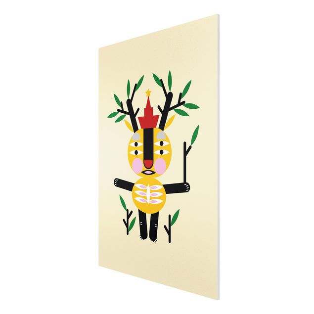 Forex schilderijen Collage Ethno Monster - Deer
