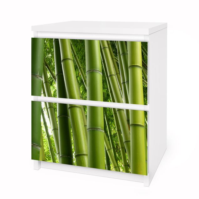 Meubelfolie IKEA Malm Ladekast Bamboo Trees No.1