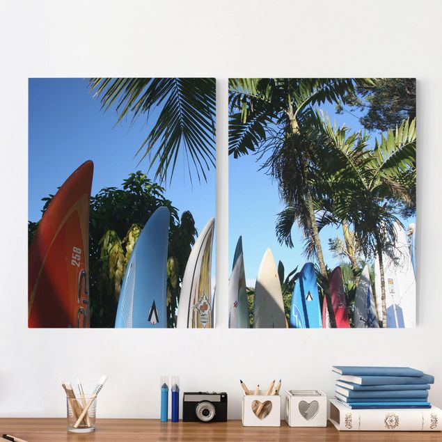 Canvas schilderijen - 2-delig  Surfers Paradise