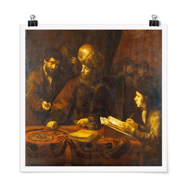 Posters Rembrandt Van Rijn - Parable of the Labourers