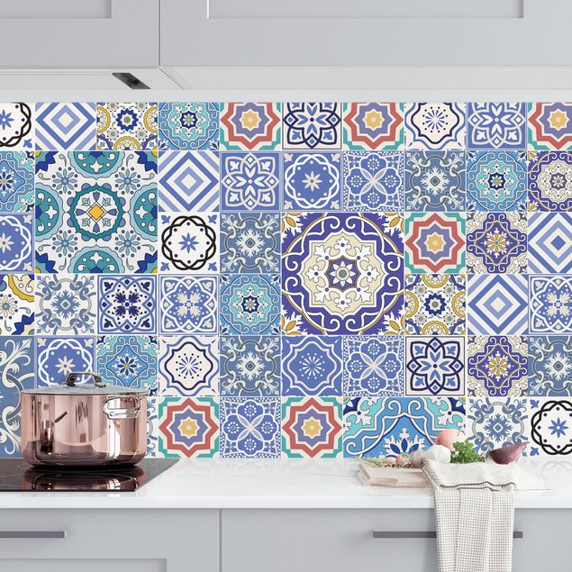 Achterwand voor keuken patroon Backsplash - Elaborate Portoguese Tiles