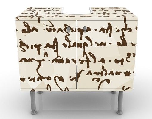 Wastafelonderkasten Da Vinci Manuscript