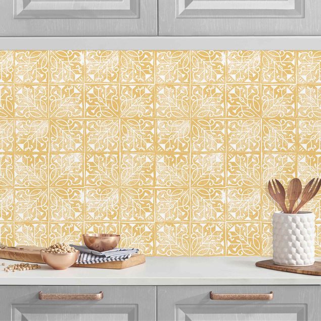 Achterwand voor keuken patroon Vintage Art Deco Pattern Tiles II