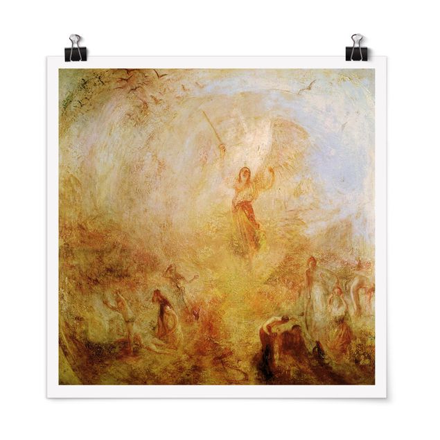 Posters William Turner - The Angel Standing in the Sun