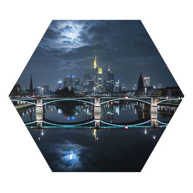 Hexagons Forex schilderijen Frankfurt At Full Moon