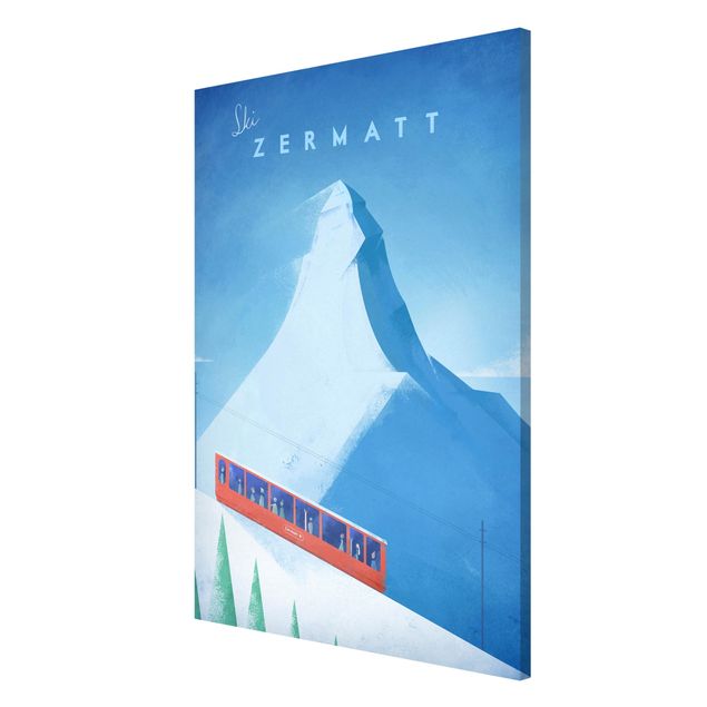 Magneetborden Travel Poster - Zermatt