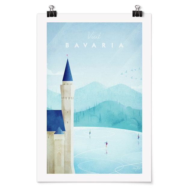 Posters Travel Poster - Bavaria