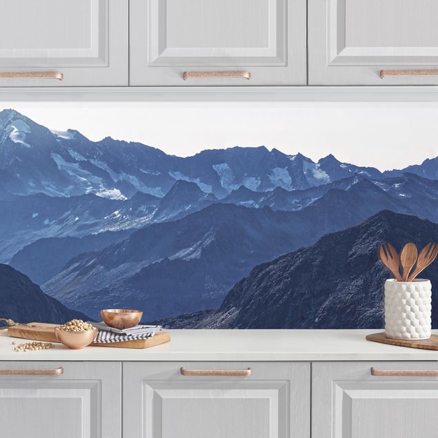 Achterwand voor keuken landschap Panoramic View Of Blue Mountains