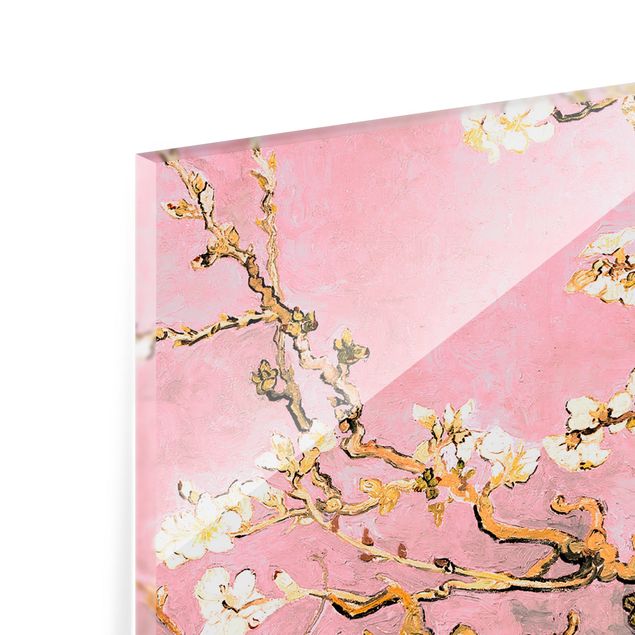 Spatscherm keuken Vincent Van Gogh - Almond Blossom In Antique Pink