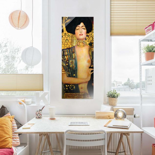 Magnettafel Glas Gustav Klimt - Judith I