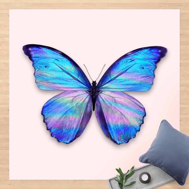 balkon tapijt Holographic Butterfly