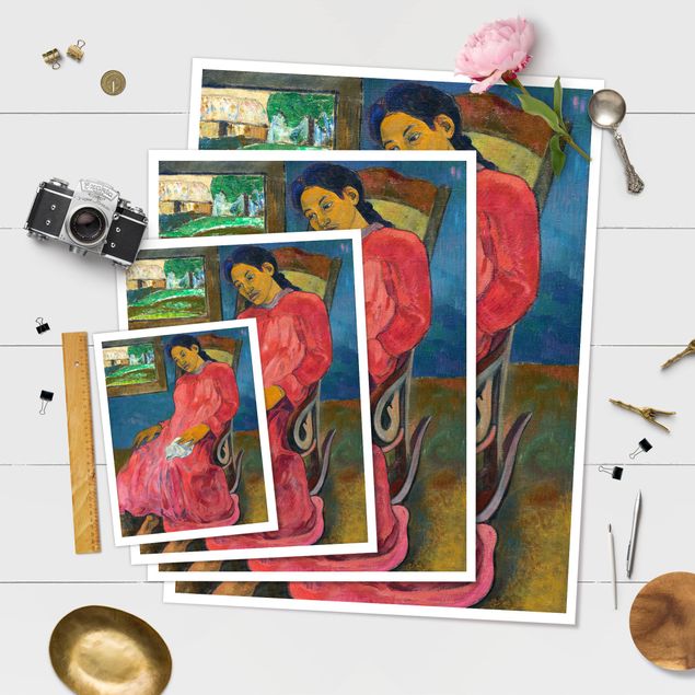 Posters Paul Gauguin - Faaturuma (Melancholic)