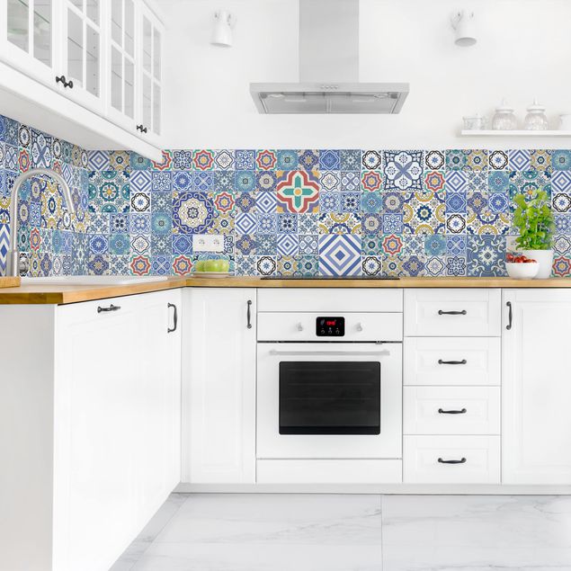 Achterwand voor keuken Backsplash - Elaborate Portoguese Tiles