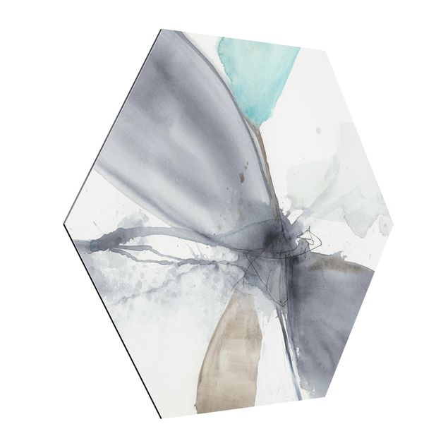 Hexagons Aluminium Dibond schilderijen Dance Of Dragonflies I