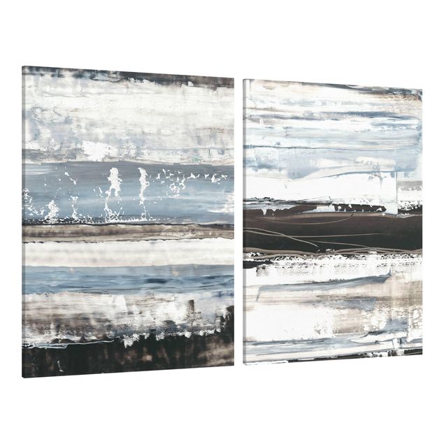 Canvas schilderijen - 2-delig  Icy Horizon Set I
