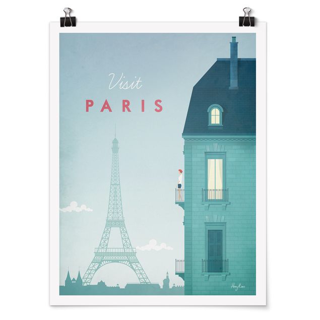 Posters Travel Poster - Paris