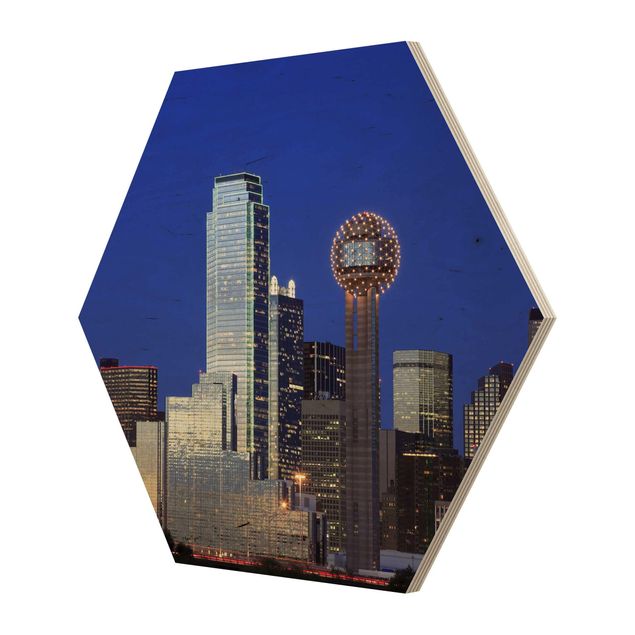 Hexagons houten schilderijen Dallas
