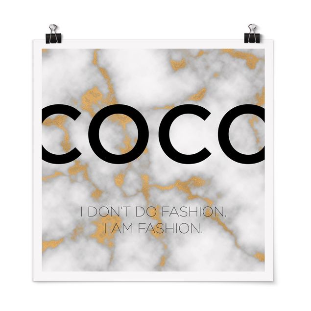 Posters Coco - I Dont Do Fashion