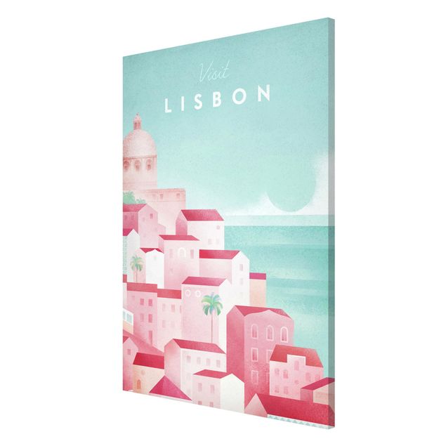 Magneetborden Travel Poster - Lisbon