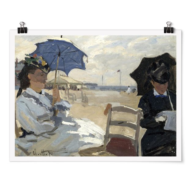 Posters Claude Monet - At The Beach Of Trouville