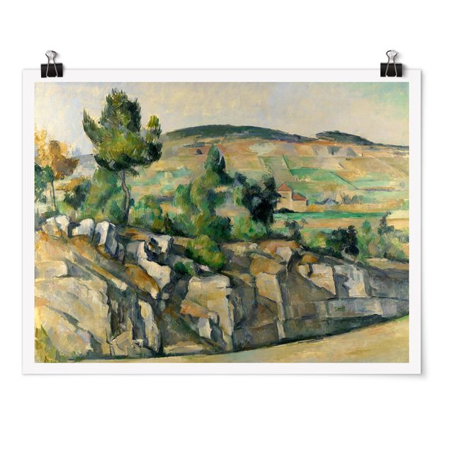 Posters Paul Cézanne - Hillside In Provence