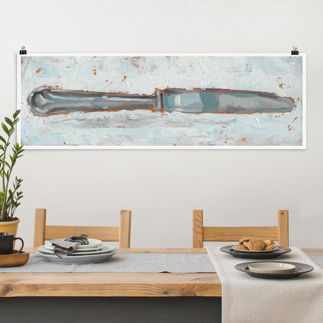 Posters Impressionistic Cutlery - Knife