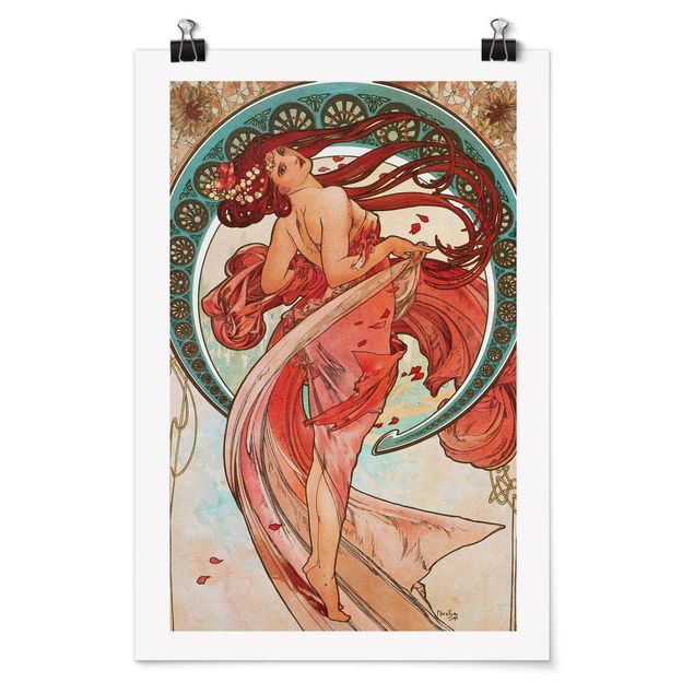 Posters Alfons Mucha - Four Arts - Dance