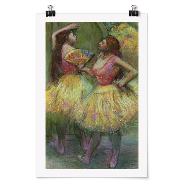 Posters Edgar Degas - Two Dancers Before Going On Stage