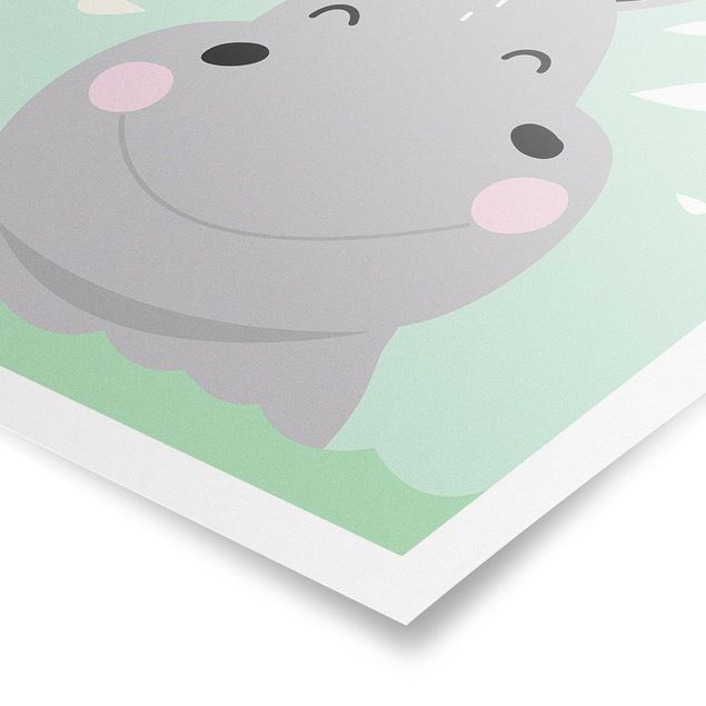 Posters The Happiest Hippo