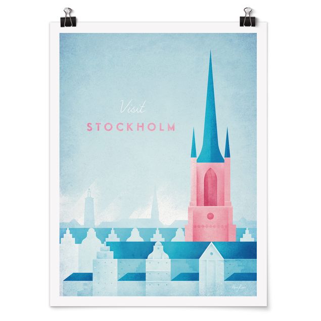Posters Travel Poster - Stockholm