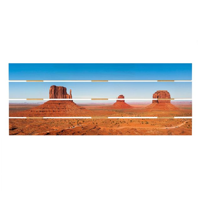 Houten schilderijen op plank Rambling Colorado Plateau
