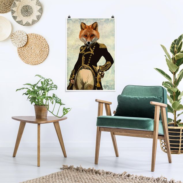 Posters Animal Portrait - Fox Admiral