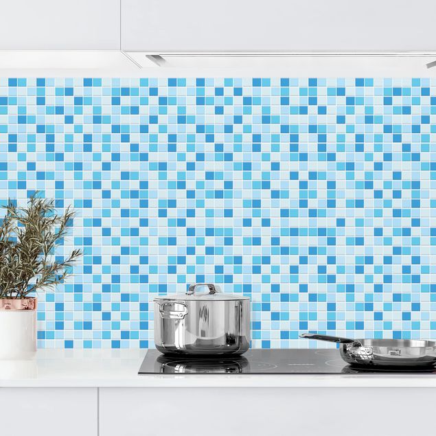 Achterwand voor keuken patroon Mosaic Tiles Ocean Sound