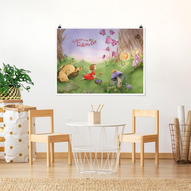Posters Little strawberry strawberry fairy- In The Forest