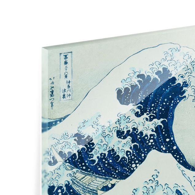 Spatscherm keuken Katsushika Hokusai - The Great Wave At Kanagawa