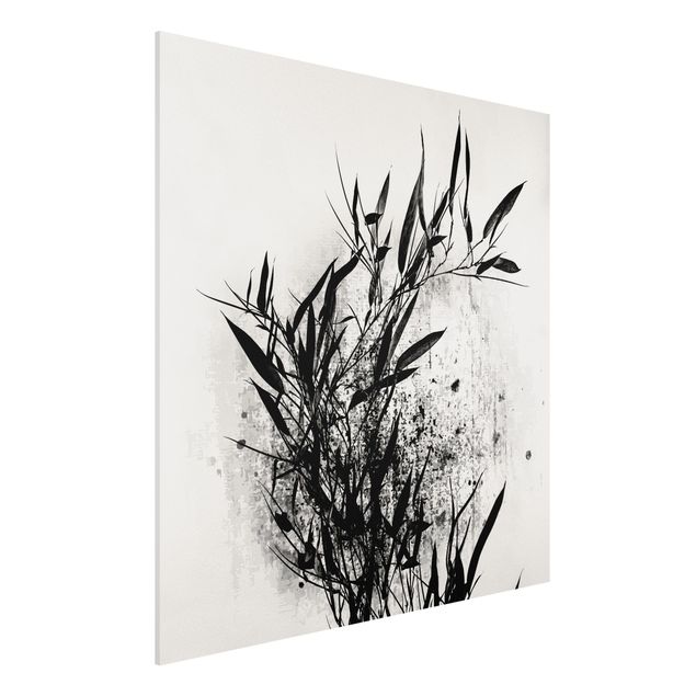 Forex schilderijen Graphical Plant World - Black Bamboo