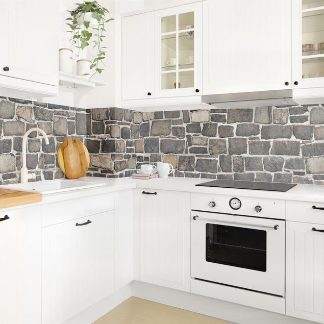 Achterwand voor keuken Quarry Stone Wallpaper Natural Stone Wall