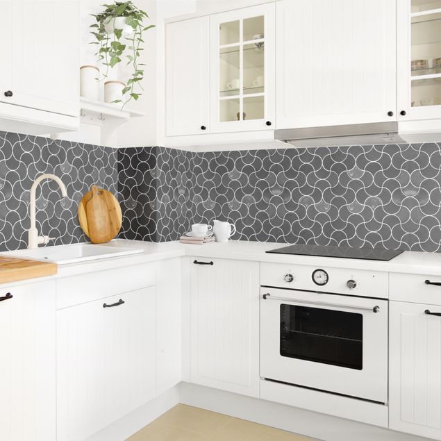Achterwand in keuken Ceramic Tiles - Grey