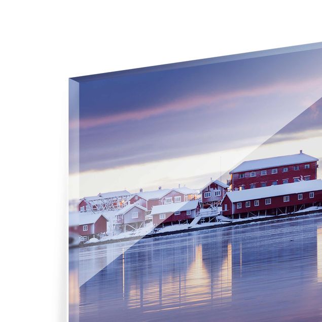 Glasschilderijen Reine In Norway