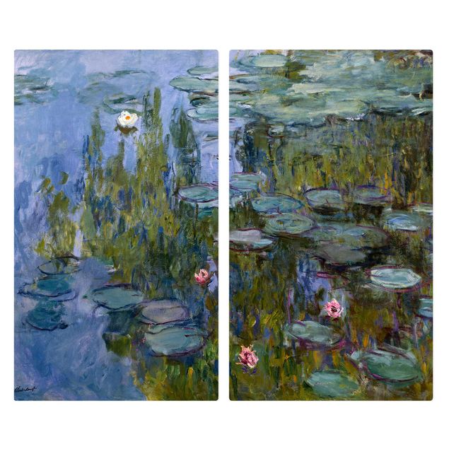 Kookplaat afdekplaten Claude Monet - Water Lilies (Nympheas)