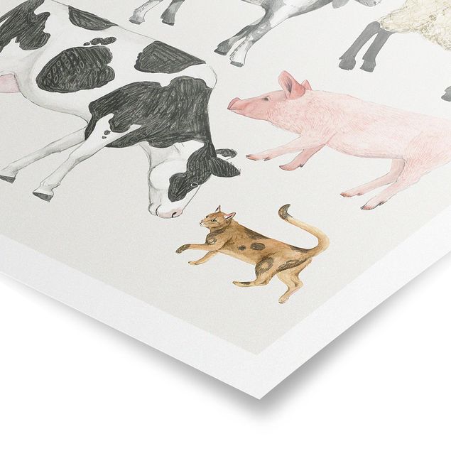 Posters Farm Animal Family II