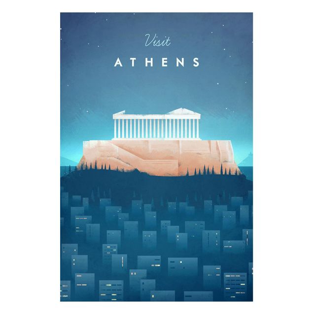 Magneetborden Travel Poster - Athens