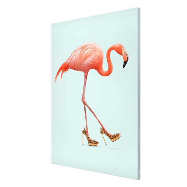 Magneetborden Flamingo With High Heels