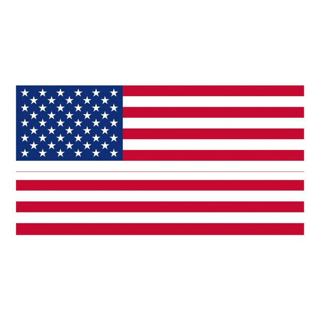 Meubelfolie IKEA Malm Bed Flag of America 1