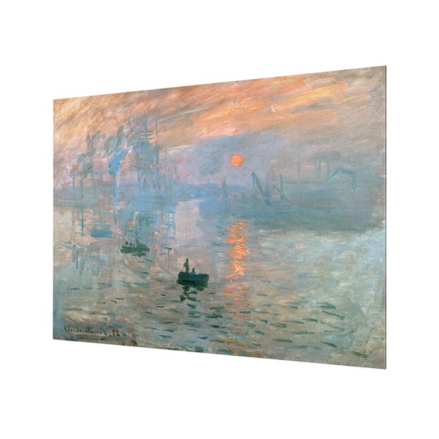 Spatscherm keuken Claude Monet - Impression