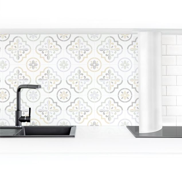 Achterwand voor keuken Geometrical Tiles - Asti