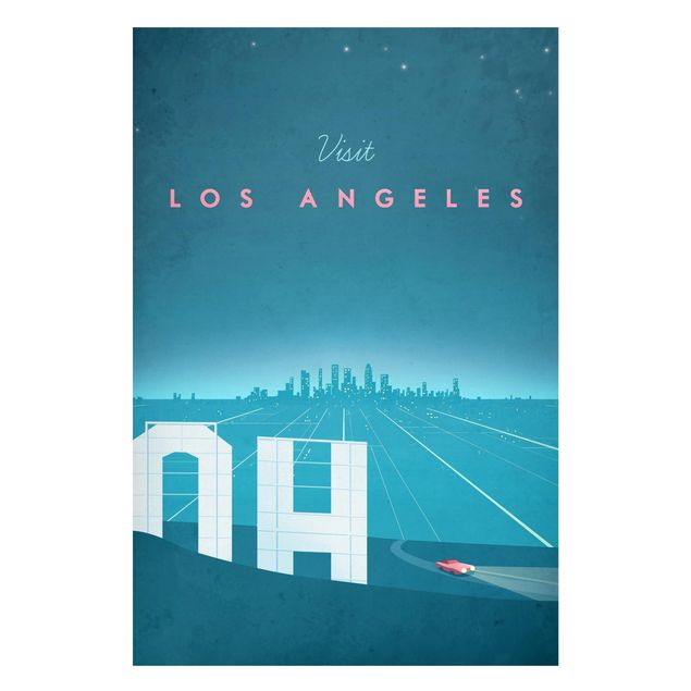 Magneetborden Travel Poster - Los Angeles