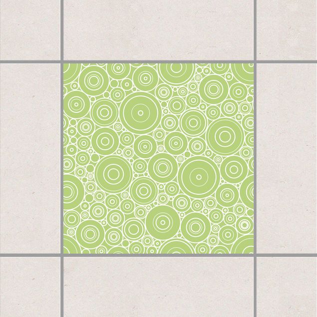 Tegelstickers Secession Spring Green